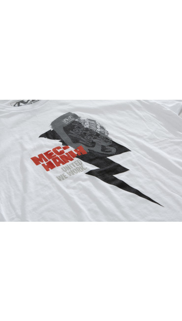 United We Work T-Shirt, White, large