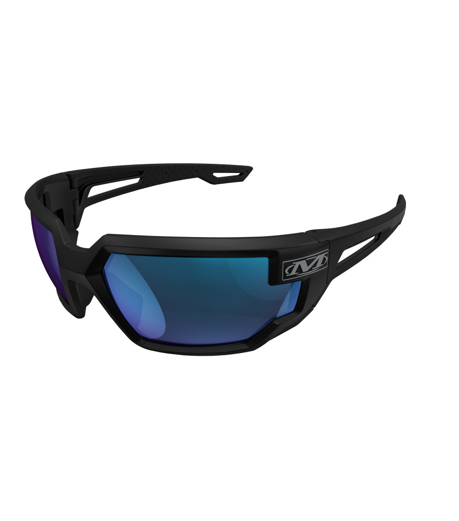 Type-X | Black Frame | Blue Mirror Lens, Black, large image number 0