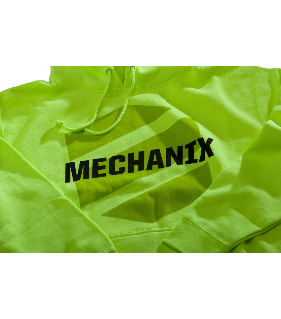 Pullover Hoodie Safety Yellow, Fluorescent Yellow, large image number 1
